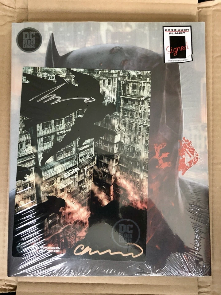 DC Batman Damned 1-3 Hardcover inc Mini Print Signed By Azzarello And Bermejo - Image 1 of 4