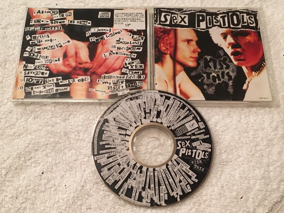 SEX PISTOLS Kiss This VJCP-28132, Virgin JAPAN CD 1992 OBI
