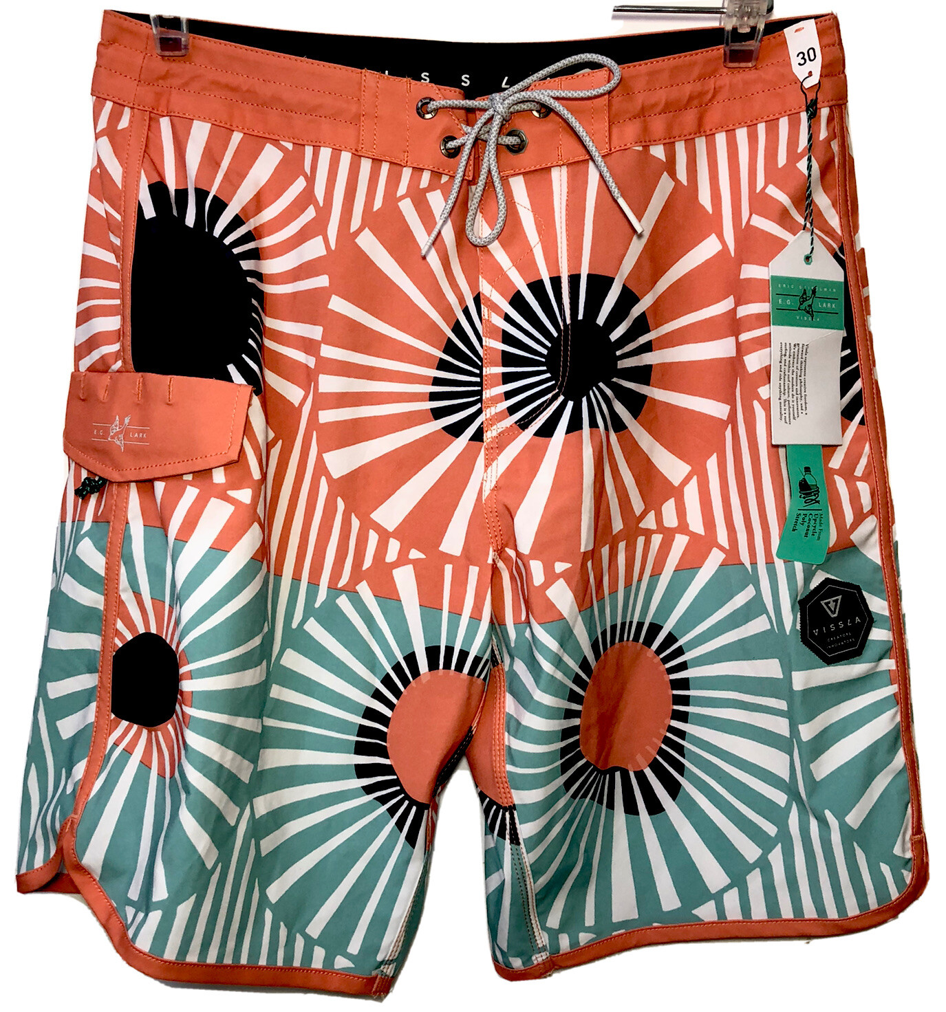 VISSLA Men's Boardshorts THE LARK 20 
