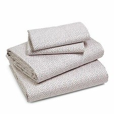 Sky Flora 100 Cotton Geometric 3-Pc. Sheet Set - TWIN - Multicolor
