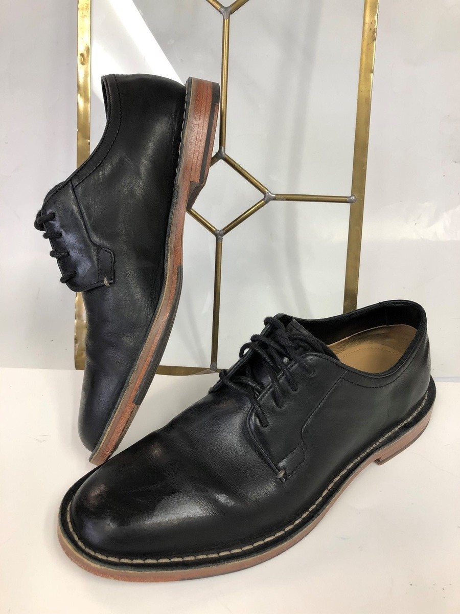 Cole Haan Williams Black Leather Lace Up Saddle Oxford Mens  display picture 2