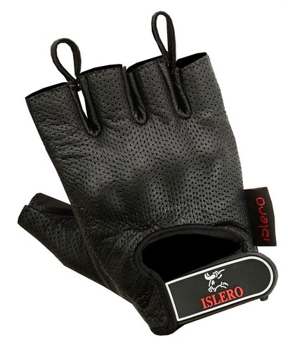 ISLERO Premium Leather Cycling Motorbike Gloves Carbon Fiber Knuckles Protection - Picture 5 of 5