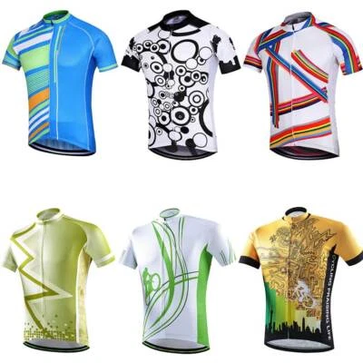 Radtrikot Kurzarm Herren Vintage Fahrrad Trikot Fahrradshirt Rennrad Trikot - Bild 1 von 2