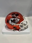 Patrick Mahomes Autographed Kansas City Chiefs Chrome Mini Helmet Beckett W