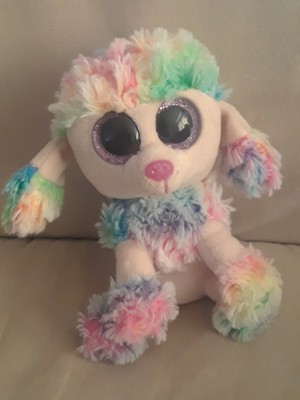 rainbow poodle beanie boo