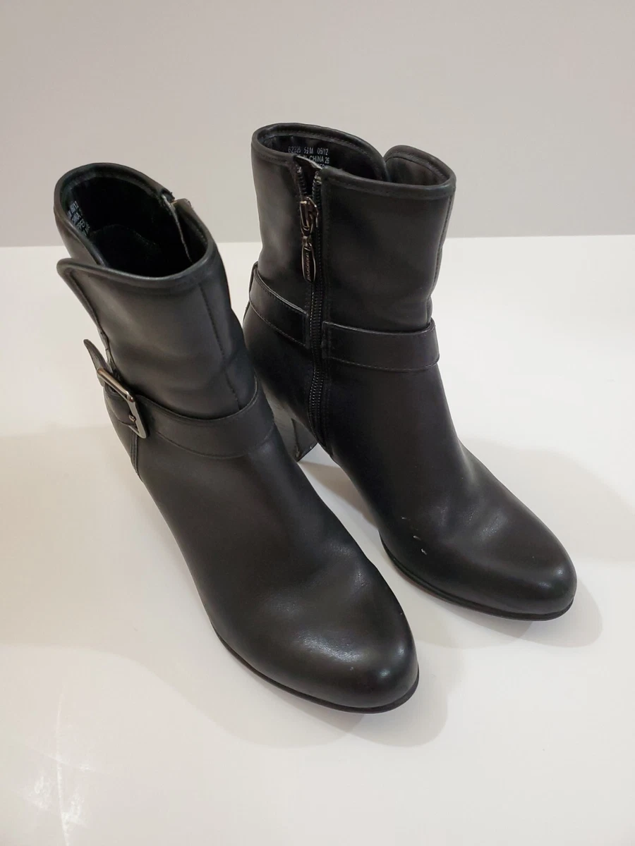 Black ankle clearance boots size 5.5