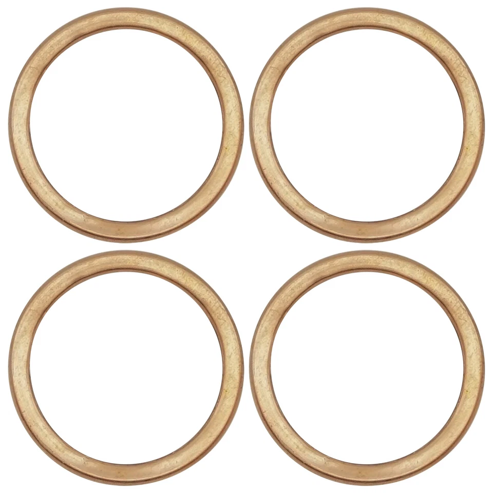 4 Exhaust Pipe Gaskets for Kawasaki ZR7S ZR750 2000 2001 2002 2003 2004 2005 Foto 3 de 4