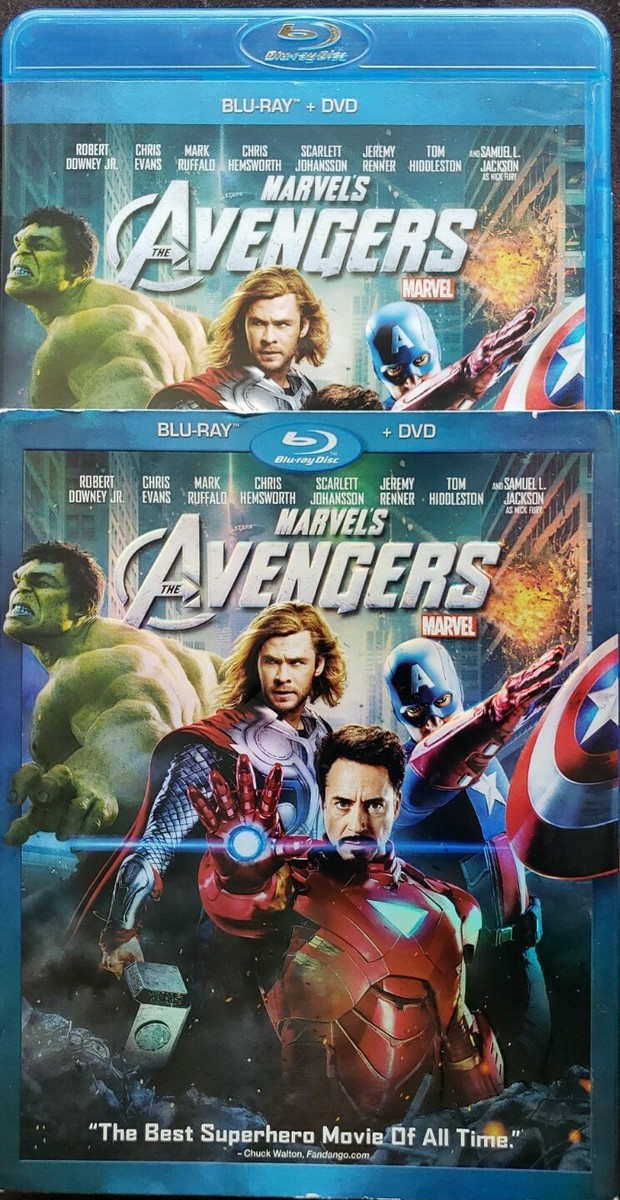 The Avengers (Blu-ray DVD 2012) w/Slipcover Marvel 100% Guaranteed The Avengers (Blu-ray DVD 2012) w/Slipcover Marvel 100% Guaranteed