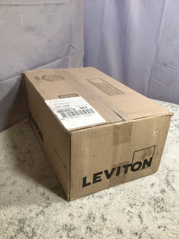 Placa de pared blanca en blanco Leviton de 1 velocidad, Jumbo/de gran tamaño, termoplástico cantidad 100 Foto 4 de 4