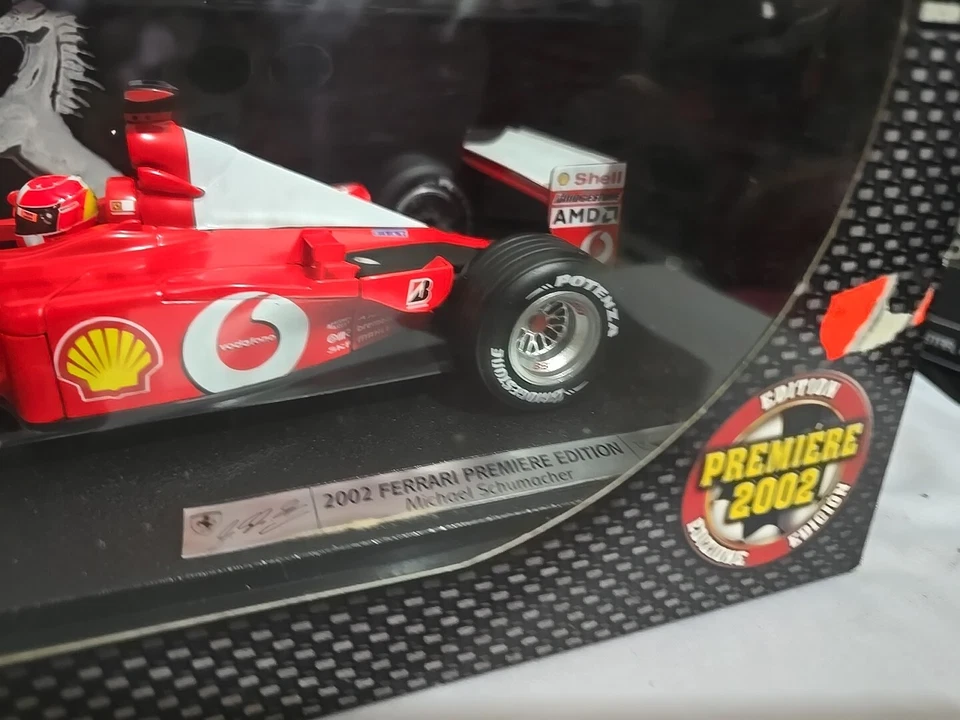 HotWheels 54643 "2002 Ferrari Premiere "M.Schumacher #1" 1:18 Sigillata - Immagine 3 di 4