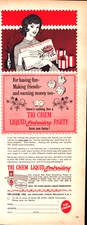 Tri Chem Liquid Embroidery Belleville NJ Have Craft Party Vintage Print Ad 1963