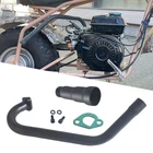 3 Stage Exhaust Header Pipe Fit Coleman CT200U 212cc 196cc Go Kart Mini Bike