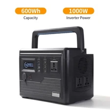 Portable Power Station,110V AC Outlets Solar Generator Storage Energy Power Bank