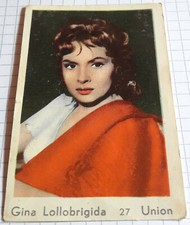 Schauspielerin GINA LOLLOBRIGIDA - Portrait - Sammelbild / Trading Card #2484