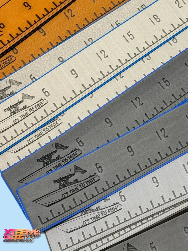 Adhesive Fish Ruler 24" 36"  Boats, Kayaks, Coolers Marine EVA Foam Made USA - Image 2 of 4