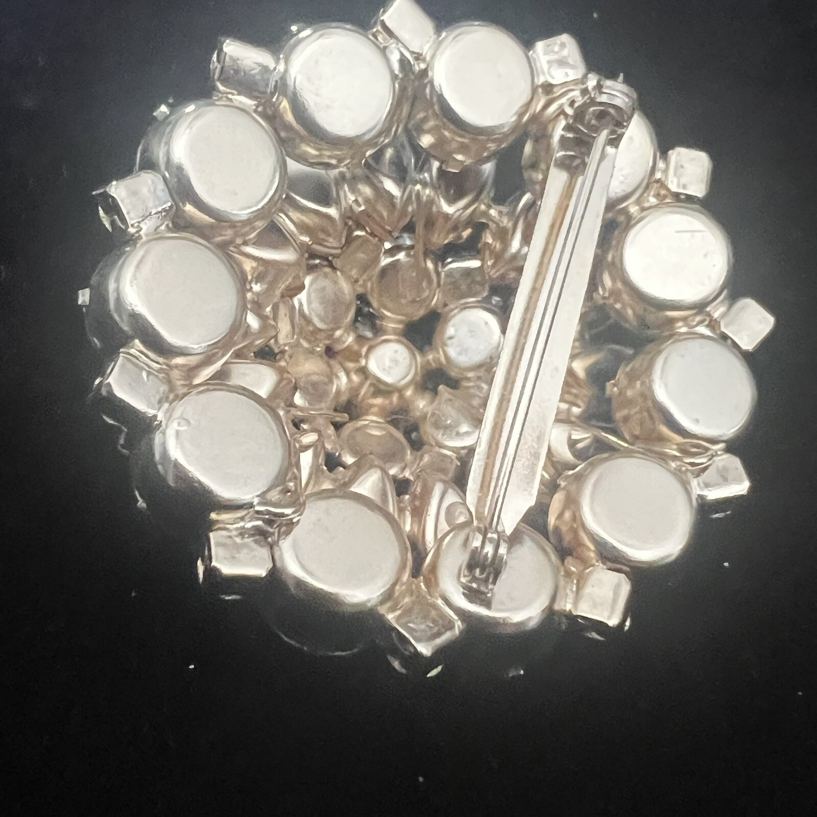 Beautiful Triple Layer Amber Colored Rhinestone B… - image 7