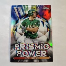 2021 Topps Chrome Baseball Prismic Power #PP11 Matt Olson