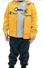 New Boy’s Gold Champion 3pc Hoodie Track suit size 5