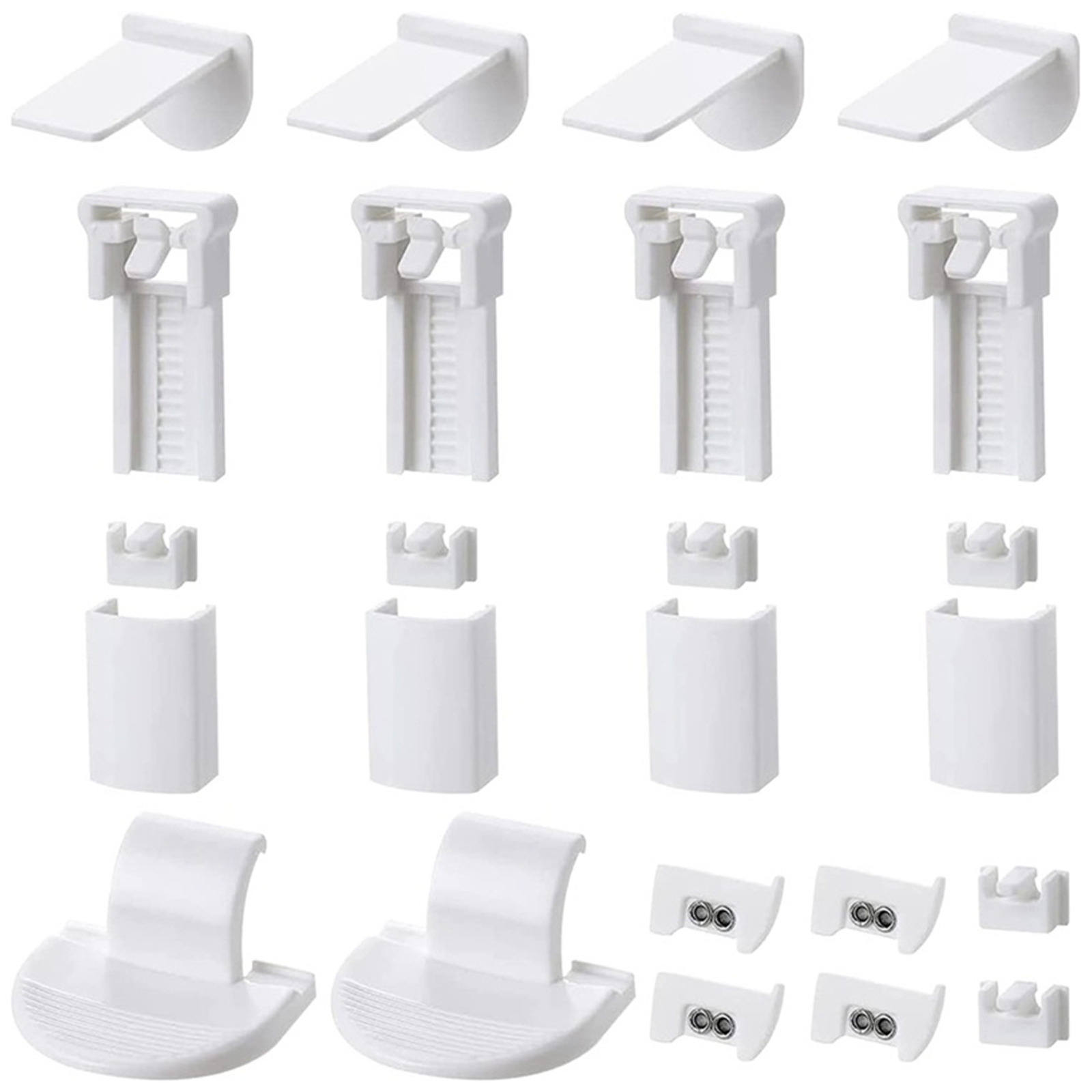 For Pleated Vertical Curtain Blind Repair Kit Fittings With Clamp