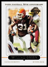William Green, 2005 Topps, #158, Cleveland Browns,