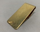 Vintage Jay Ward Marked Tie Clip - Tie Bar Folding Clasp - Gold Tone — photo 3