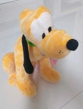 Disney Parks PLUTO Stuffed Plush Dog  If Found, Return to Mickey Mouse  Toy 15"