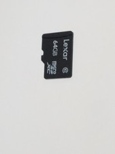 64GB Lexar MicroSD Memory Card For Samsung Extended Picture Videos Information