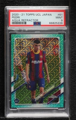 2020 UEFA Champions League Japan Edition 160/199 Pedri PSA 9 MINT Rookie RC 08c9