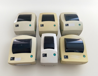 6 Stück Zebra TLP 2844/2824/LP 2844-Z Thermo Etikettendrucker USB gebraucht getestet