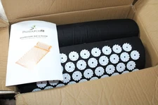 ProSource PS1200ACCUSETBLACK Acupressure Mat and Pillow Set - Black