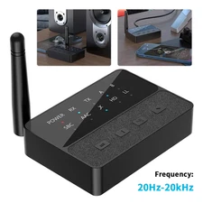 Bluetooth 5.3 Wireless Stereo Receiver Transmitter 2 in 1 Adapter for TV Car Spe