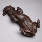 Vintage Dachshund Dog Cold Cast Bronze Sculpture Figure Figurine Doris Lindner — photo 5