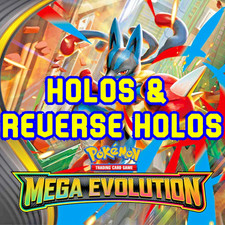 Pokemon - Mega Evolutions - Reverse Holos & Holos - Choose Your Card
