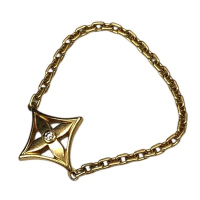 Louis Vuitton Burguideal Blossom Kettenring Gelbgold 750YG Schmuck Gebraucht