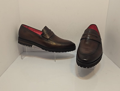 Gardnt Alessandro Brown Leather Men's Loafer Ultralight Sole  U.S. 9.5 / EUR 42