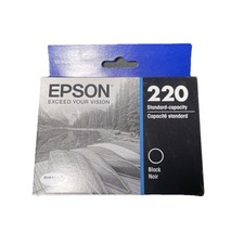 Epson 220 Ink Cartridges - Black T220120-D2 Exp. 02/2026 expiration good