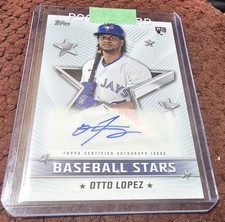 Otto Lopez 2022 Topps Series 1 - Baseball Stars RC Auto