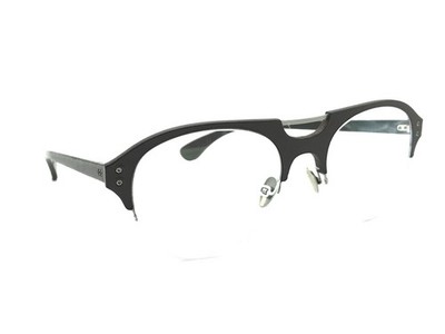 Lucas De Stael MTN 16 Minotaure C.19 Brown Leather Half-Rim Eyeglasses 51-20 NEW