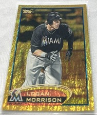 2012 Topps Series 2 Baseball Logan Morrison Miami Marlins Gold Sparkle #630