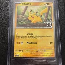 Pikachu - (Calendario Vacanze) 025/165 Carte e Prodotti Vari Holo NM/M