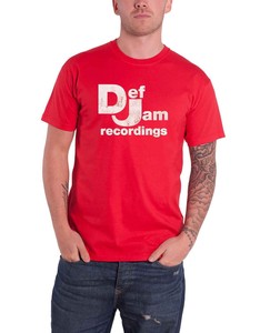 Def Jam Recordings Classic Logo T-Shirt - Official Men's Tee, Black, Size M - View #10