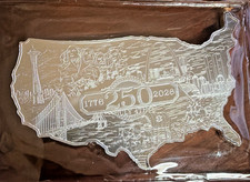 LIMITED EDITITION 2026 USA 250th Anniversary 5oz .999 Fine Silver Bar Sealed 94.81 per troy oz