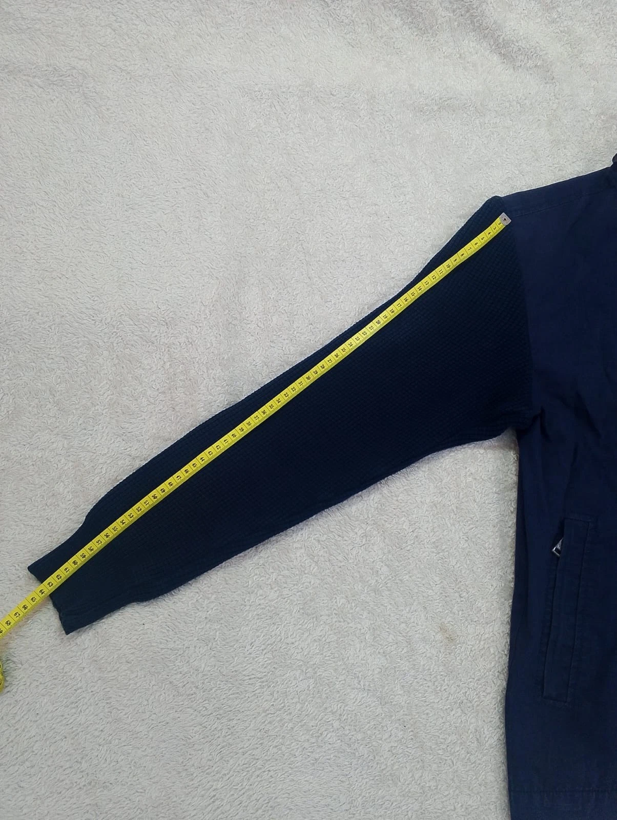 Rare Vintage Paul & Shark Hybrid Duffle Coat Jacket Wool Knit Men's Size M Italy - product detail image 7