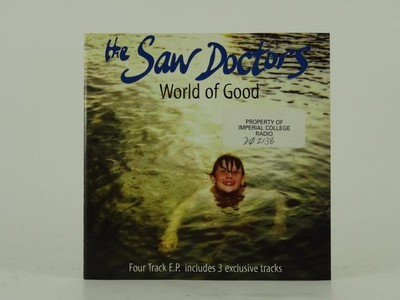 THE SAW DOCTORS WORLD OF GOOD (C94) 4 Track CD Single including Picture Sleeve S