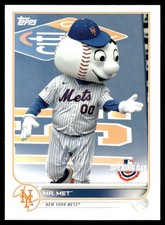 2022 Topps Opening Day Mascots Mr. Met New York Mets #M-14