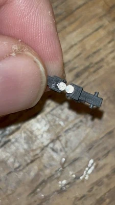 MACTRAINS Magnetic Couplings NEM355 for ULTRA tight radius track, N Scale EIGHT pairs