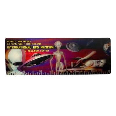 International UFO Museum Research Center Lenticular Bookmark 3D Aliens Roswell