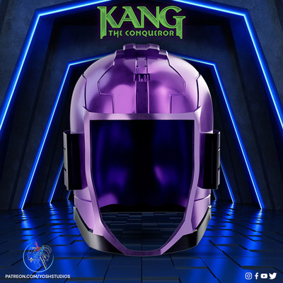 Marvel Comics Kang The Conqueror Helmet Cosplay Prop