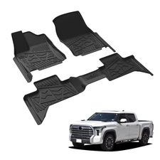 Floor Mats for Toyota Tundra 2022-2026 Double Cab TPE 1st & 2nd Row Floor Liners