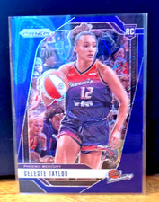 2024 Panini Prizm WNBA Celeste Taylor Blue Velocity Prizm #48 Mercury RC